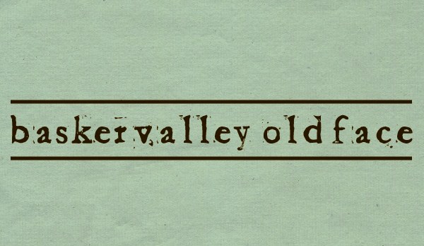 Baketvalley Old Face font